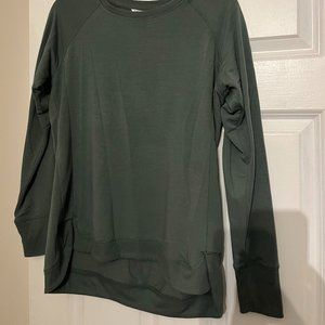 Danskin Olive Green Sweatshirt Size Small